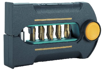 Zestaw bitw Wolfcraft Krzyowe Torsion-TIN - 9 cz.