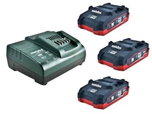 Akumulator Metabo 3 akumulatory LiHD 18V/3.1Ah + ładowarka ASC 30-36V