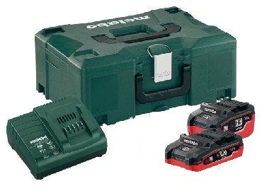 Akumulator Metabo Akumulatory LiHD 18V/3.1Ah i 5.5Ah + adowarka ASC 30-36V + walizka MetaLoc II