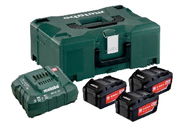 Akumulator Metabo 3 akumulatory Li-Power 18V/4.0Ah + adowarka ASC 55 + MetaLoc