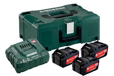 Akumulator Metabo 3 akumulatory Li-Power 18V/5.2Ah + adowarka ASC 55 + MetaLoc