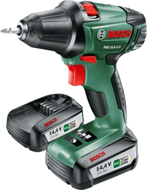 Akumulatorowa wiertarko-wkrętarka Bosch PSR 14.4 LI-2 / 2x 2.5Ah