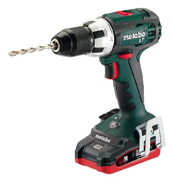 Akumulatorowa wiertarko-wkrtarka Metabo BS 18 LT w walizce PVC - 2 akumulatory LiHD 18 V / 3.1 Ah