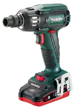 Akumulatorowa zakrtarka udarowa Metabo SSW 18 LTX 400 BL w walizce PVC - 2 akumulatory LiHD 18 V / 3.5 Ah