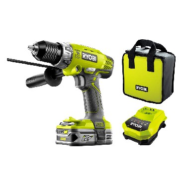 Akumulatorowa wiertarko-wkrtarka udarowa Ryobi R18PD-L25S