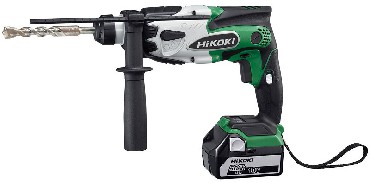 Akumulatorowa moto-wiertarka HiKOKI (dawniej Hitachi) DH18DSL WPZ - 2 akumulatory 18V/5.0Ah + walizka HSC