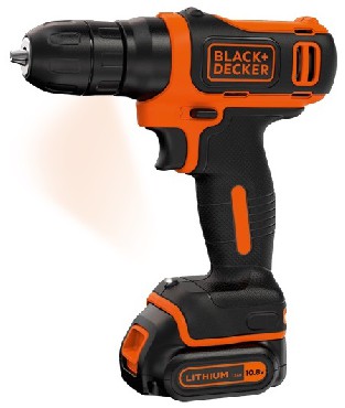 Akumulatorowa wiertarko-wkrtarka Black&Decker BDCD12 - akumulator 10.8V/1.5Ah