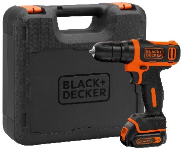 Akumulatorowa wiertarko-wkrtarka Black&Decker BDCD12K - akumulator 10.8V/1.5Ah