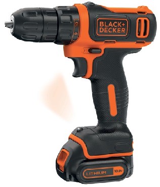 Akumulatorowa wiertarko-wkrtarka Black&Decker BDCDD12 - akumulator 10.8V/1.5Ah