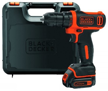 Akumulatorowa wiertarko-wkrtarka Black&Decker BDCDD12K - akumulator 10.8V/1.5Ah