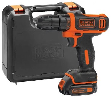 Akumulatorowa wiertarko-wkrtarka Black&Decker BDCDD12K1 - akumulator 10.8V/1.5Ah