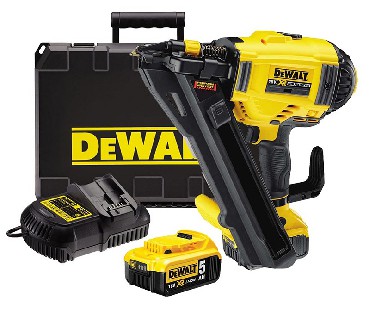 Akumulatorowa gwodziarka do perforowanych cznikw ciesielskich DeWalt DCN693P2 BRUSHLESS - 2 akumulatory 18V/5.0Ah