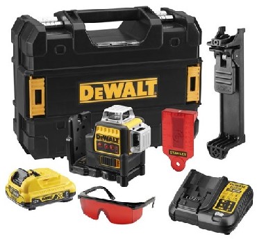 Laser krzyowy DeWalt DCE089D1R - akumulator 12V/2.0Ah