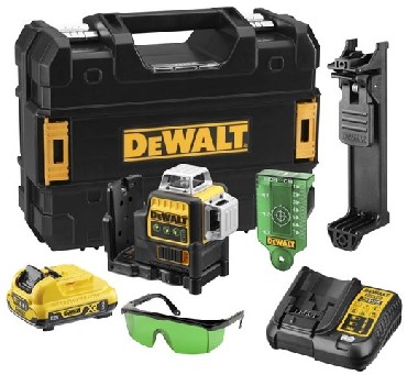 Laser krzyowy DeWalt DCE089D1G - akumulator 12V/2.0Ah