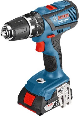 Akumulatorowa wiertarko-wkrtarka udarowa Bosch GSB 18-2-LI PLUS - 2x 4.0Ah Li-Ion