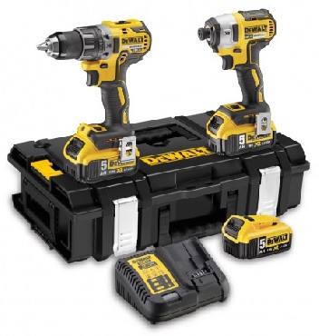 ZESTAW 18V DeWalt DCK266P3 BRUSHLESS TOUGH SYSTEM - 3 akumulatory 18V/5.0Ah