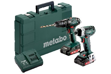 Zestaw Combo - klasa 18 V Metabo Combo 2.1.8 18 V 2x Li-Ion SB+SSD