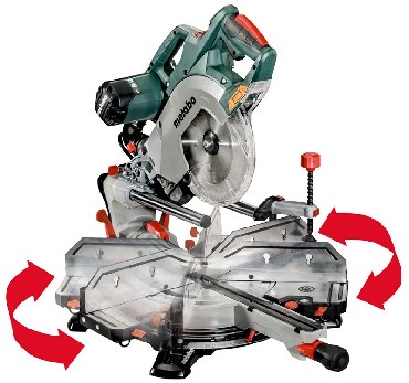 Pilarka ukonica Metabo KGSV 72 Xact SYM z funkcj posuwu