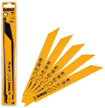Brzeszczot DeWalt BIM Metal Long Life 203/1.8 mm - 5 sztuk