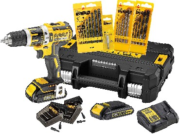 Akumulatorowa wiertarko-wkrtarka udarowa DeWalt DCK796D2T BRUSHLESS - 2 akumulatory 18V/2.0Ah