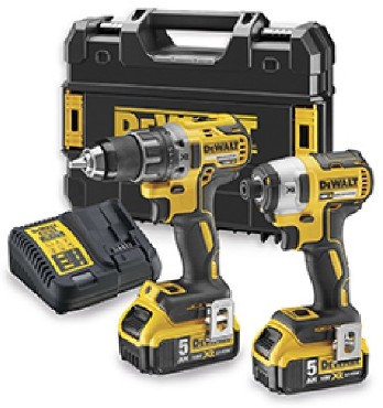 ZESTAW 18V DeWalt DCK268P2T BRUSHLESS - 2 akumulatory 18V/5.0Ah