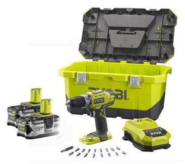 Akumulatorowa wiertarko-wkrętarka Ryobi RCD18-LL99T