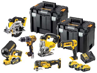 Zestaw narzdzi akumulatorowych DeWalt DCK665P3T - 3 akumulatory 18V/5.0Ah