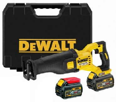 Akumulatorowa pia szablasta DeWalt DCS388T2 BRUSHLESS FLEXVOLT - 2 akumulatory FLEXVOLT 18-54V/6.0-2.0Ah