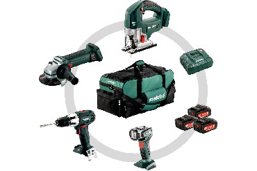 Zestaw Combo - klasa 18 V Metabo Combo 4.1 18 V 3x Li-Ion SB+STAB+W+ULA