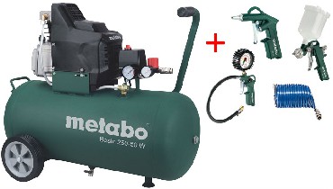 Sprarka Metabo Basic 250-50 W OF + zestaw narzdziowy LPZ 4 Set