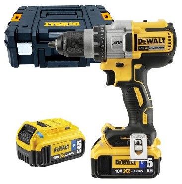 Akumulatorowa wiertarko-wkrtarka DeWalt DCD991P2B BRUSHLESS XR Bluetooth - 2 akumulatory 18V/5.0Ah