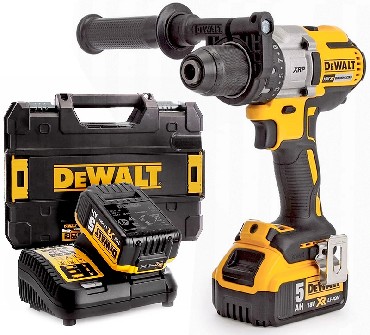 Akumulatorowa wiertarko-wkrtarka DeWalt DCD991P2 BRUSHLESS - 2 akumulatory 18V/5.0Ah