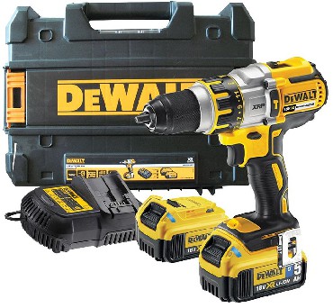 Akumulatorowa wiertarko-wkrtarka udarowa DeWalt DCD996P2B BRUSHLESS XR XRP Bluetooth - 2 akumulatory 18V/5.0Ah