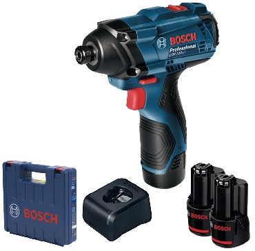 Akumulatorowa zakrtarka udarowa Bosch GDR 120-LI - 2 akumulatory 12V/2.0Ah