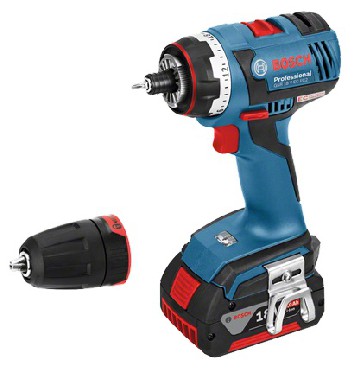 Akumulatorowa wiertarko-wkrtarka Bosch GSR 18 V-EC FC2 Flex / 2x 5.0 Ah