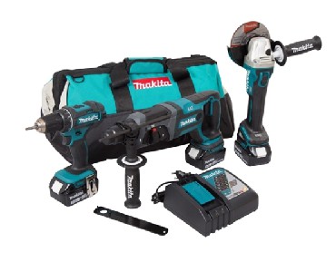 ZESTAW 18V Makita DLX3078TX1 - 3 akumulatory 18V/5.0Ah