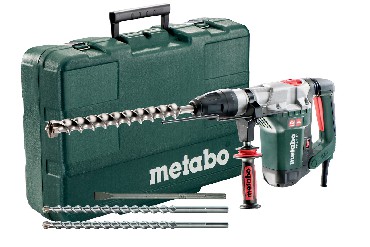 Mot udarowo-obrotowy Metabo KHE 5-40 Set + zestaw SDS-MAX