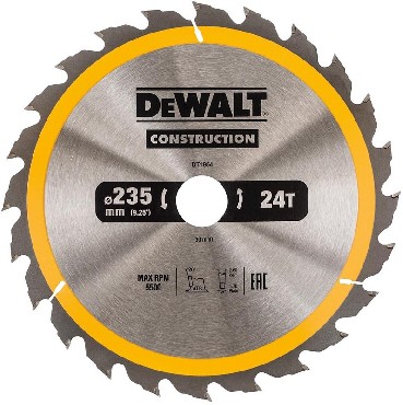 Pia tarczowa DeWalt Tarcza do drewna CONSTRUCTION 235x30mm 24T