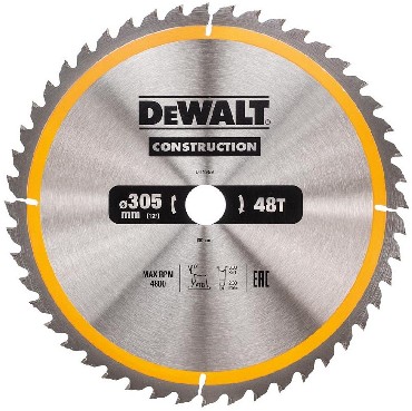 Pia tarczowa DeWalt Tarcza do drewna CONSTRUCTION 305x30mm 48T