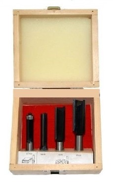 Osprzt do frezarek HiKOKI (dawniej Hitachi) Zestaw frezw (chwyt 12 mm) 4 sztuki