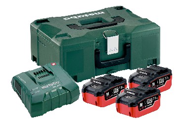 Akumulator Metabo 3 akumulatory LiHD 18V/7.0Ah +adowarka ASC Ultra M +walizka MetaLoc II