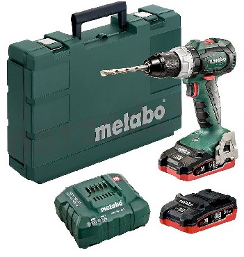 Akumulatorowa wiertarko-wkrtarka Metabo BS 18 LT BL + 2 akumulatory LiHD 18V/3.5Ah