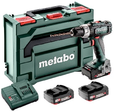 Akumulatorowa wiertarko-wkrtarka Metabo BS 18 L Set + 3 akumulatory Li-Power 18V/2.0Ah