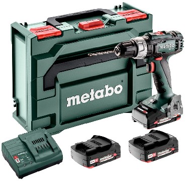 Akumulatorowa wiertarko-wkrtarka udarowa Metabo SB 18 L Set + 3 akumulatory Li-Power 18V/2.0Ah