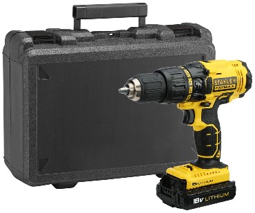 Akumulatorowa wiertarko-wkrtarka udarowa Stanley FatMax FMC626C2K - 2 akumulatory 18V/1.3Ah