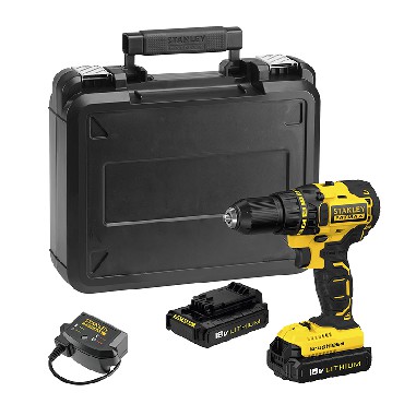 Akumulatorowa wiertarko-wkrtarka Stanley FatMax FMC608C2K BRUSHLESS - 2 akumulatory 18V/1.3Ah
