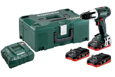 Akumulatorowa wiertarko-wkrtarka udarowa Metabo SB 18 LT Set + 3 akumulatory LiHD 18V/3.5Ah
