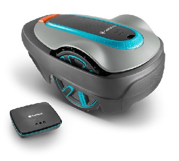 Kosiarka automatyczna Gardena smart robot koszcy Sileno city 500 + router