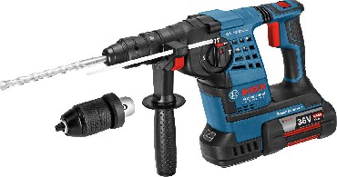 Akumulatorowy mot udarowo-obrotowy Bosch GBH 36 VF-LI Plus / 2x 6.0 Ah + L-BOXX