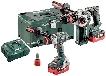 Zestaw Combo - klasa 18 V Metabo Combo 2.3.9 18 V BL 2x LiHD SB+KHA+MetaLoc